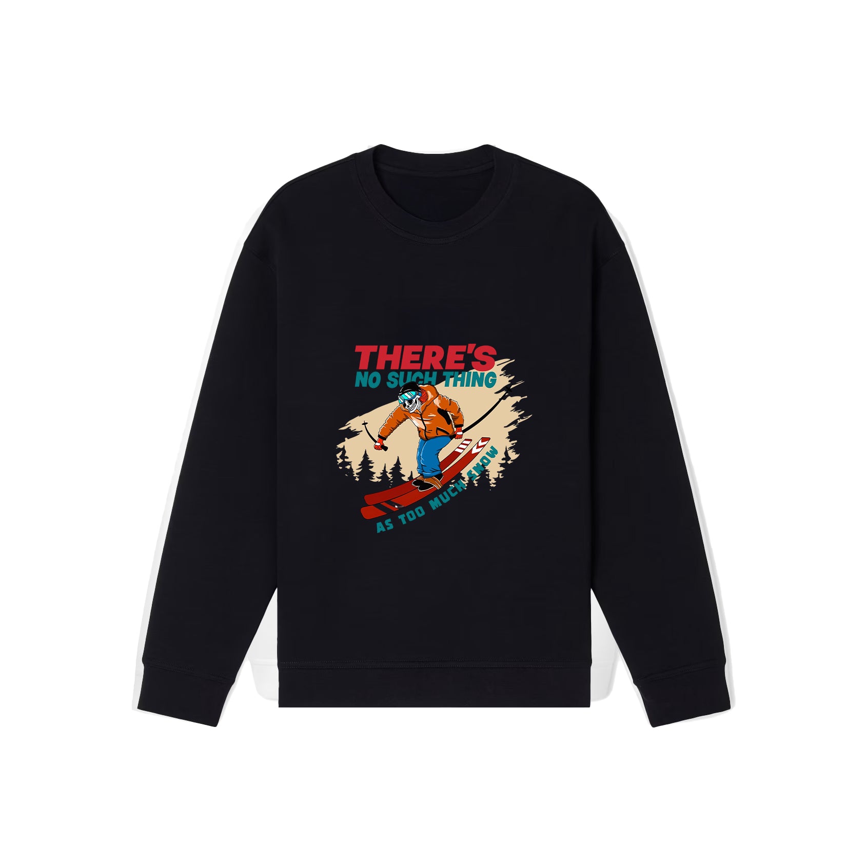 Felpa Girocollo Nera EJ250903