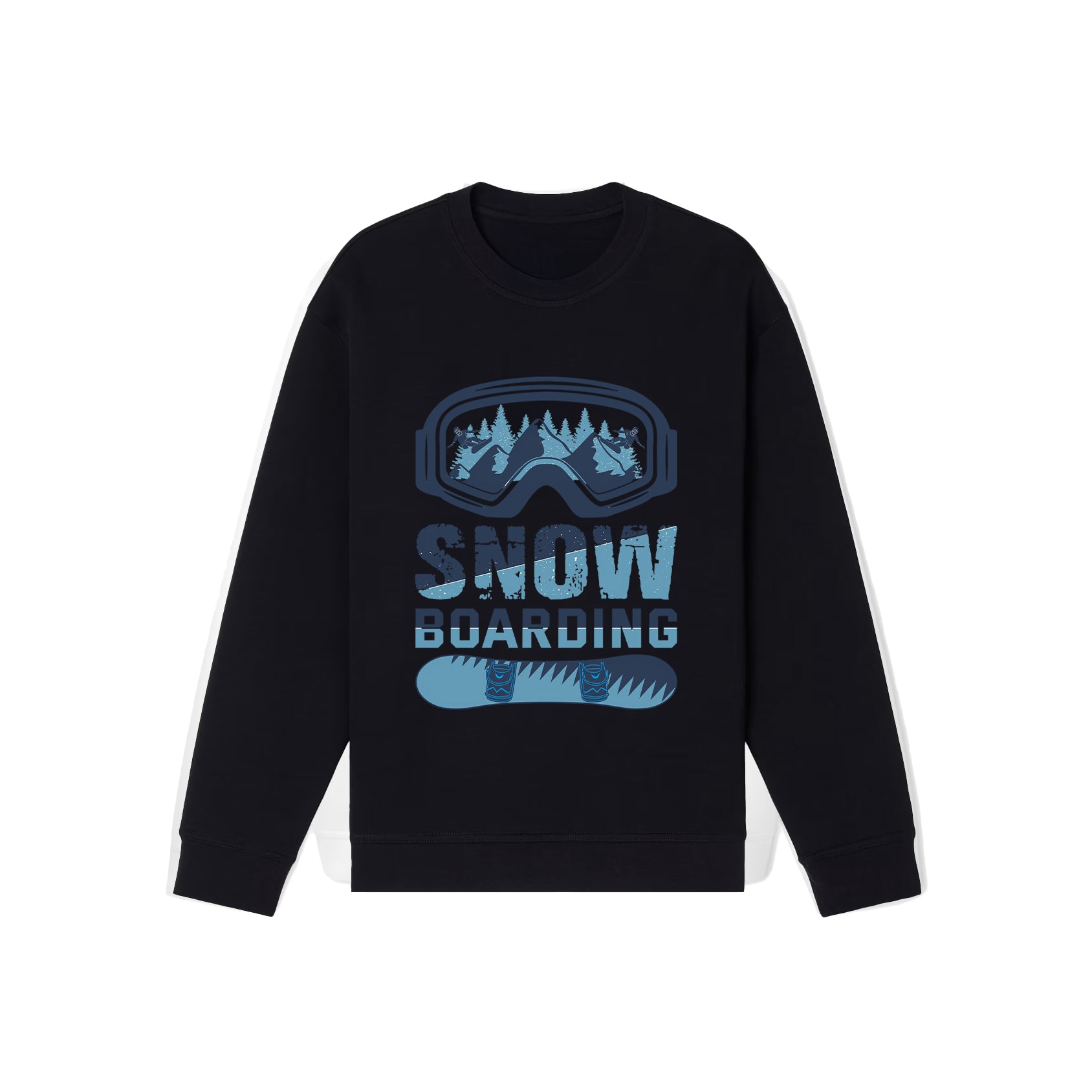 Felpa Girocollo Nera EJ250908